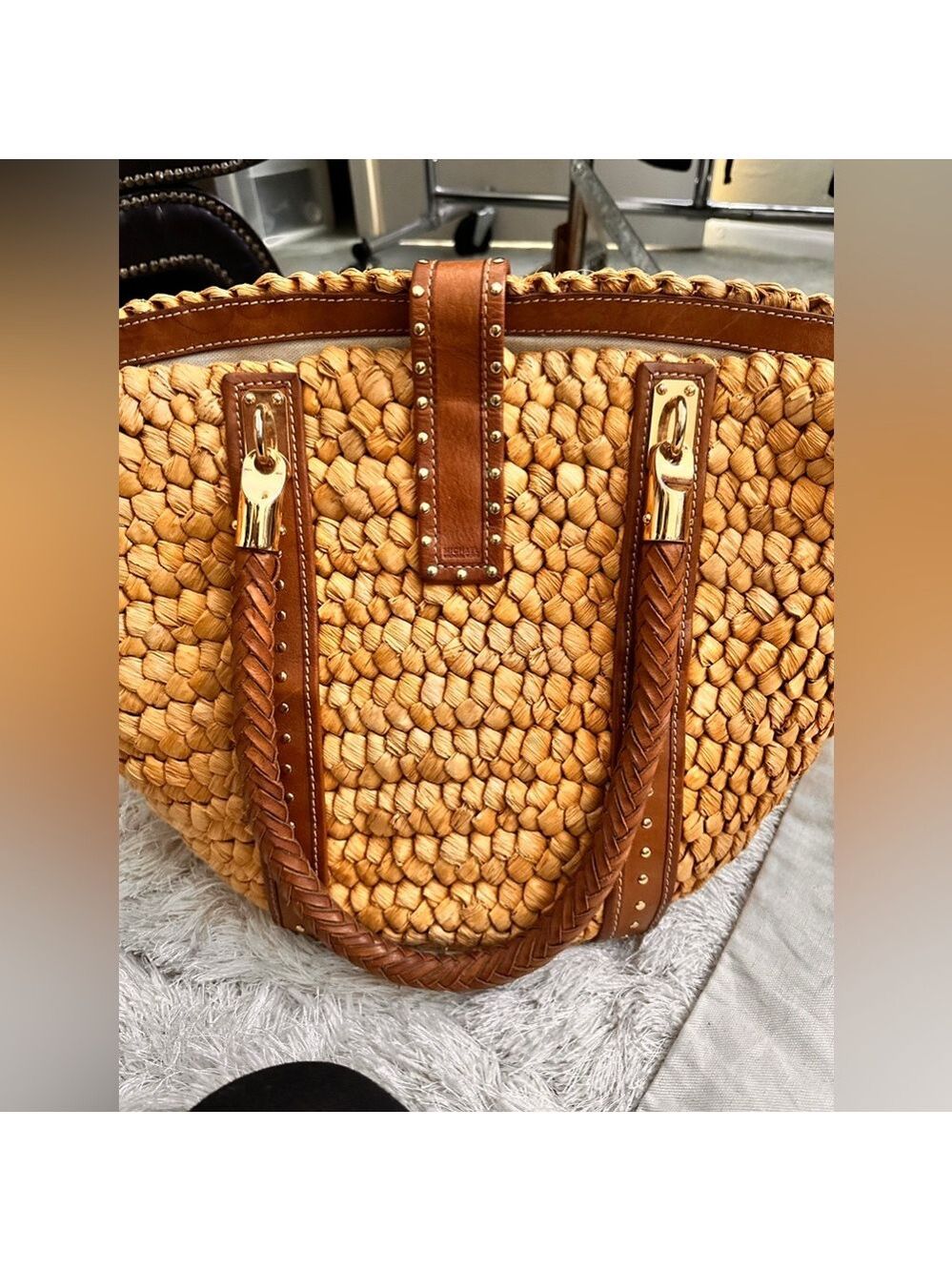 Michael Kors straw bag - Picture 6 of 10